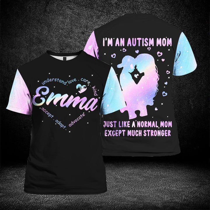 Autism Awareness I’m An Autism Mom 3D All Over Print | For Men & Women | Adult | HP1090-BehighStyle