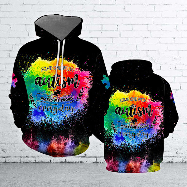 Autism Awareness Proud Of You Rainbow 3D All Over Print | Adult | HP1691