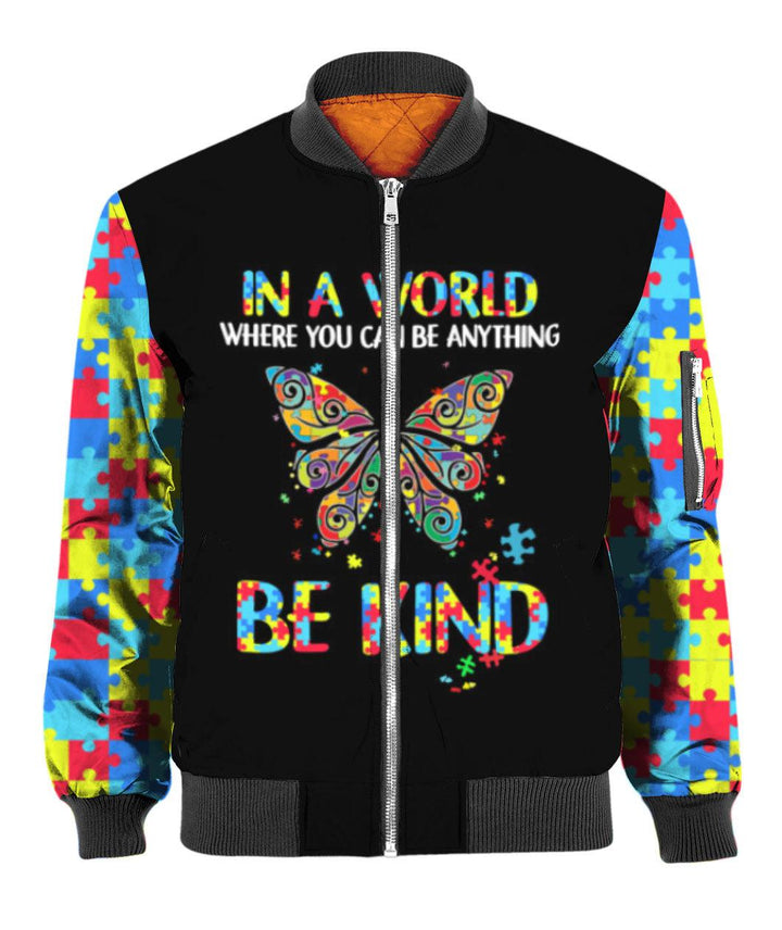 Autism In A World Be Kind 3D All Over Print | For Men & Women | Adult | HP1556-BehighStyle