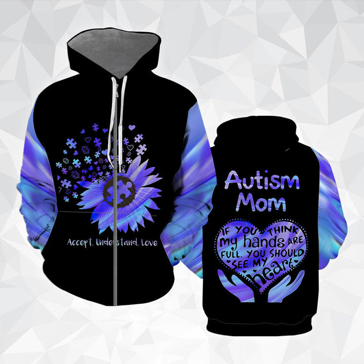 Autism Mom 3D All Over Print | For Men & Women | Adult | HP1058-BehighStyle