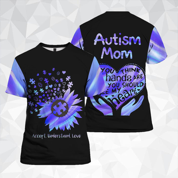 Autism Mom 3D All Over Print | For Men & Women | Adult | HP1058-BehighStyle