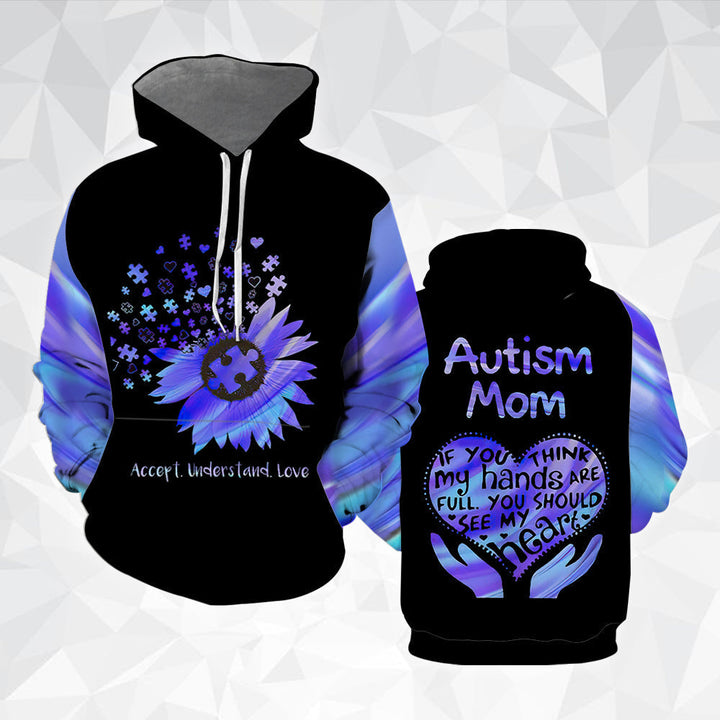 Autism Mom 3D All Over Print | For Men & Women | Adult | HP1058-BehighStyle