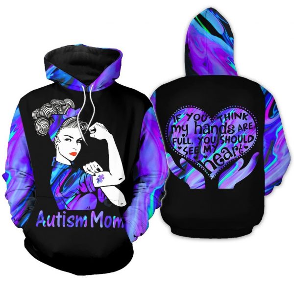 Autism Mom 3D All Over Print | For Men & Women | Adult | HP1095-BehighStyle