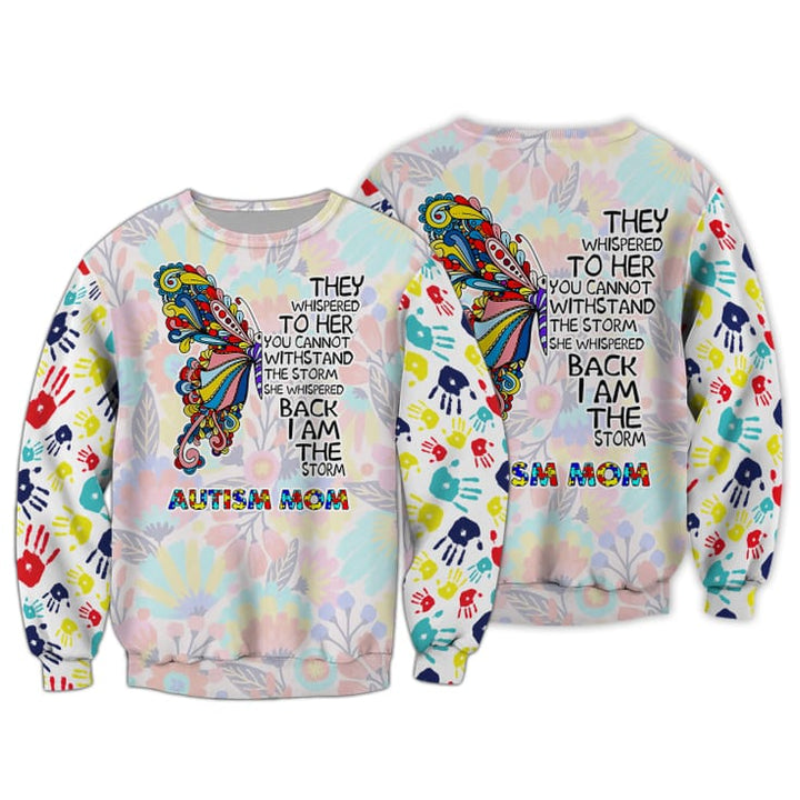 Autism Mom Bufferfly 3D All Over Print | For Men & Women | Adult | HP1220-BehighStyle