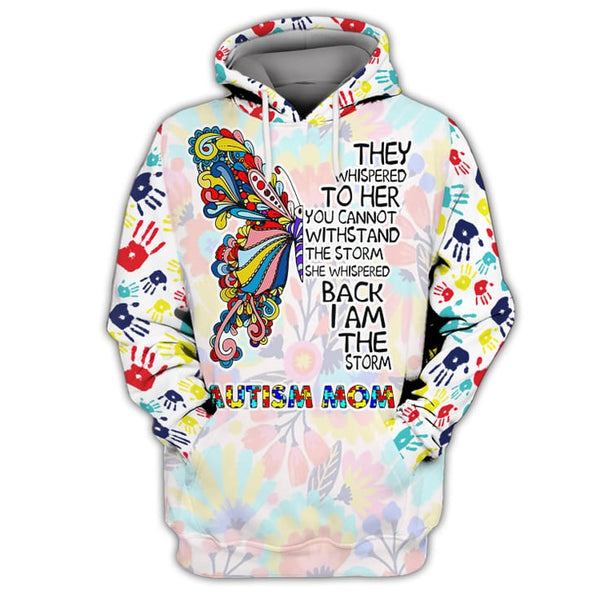 Autism Mom Bufferfly 3D All Over Print | For Men & Women | Adult | HP1220-BehighStyle