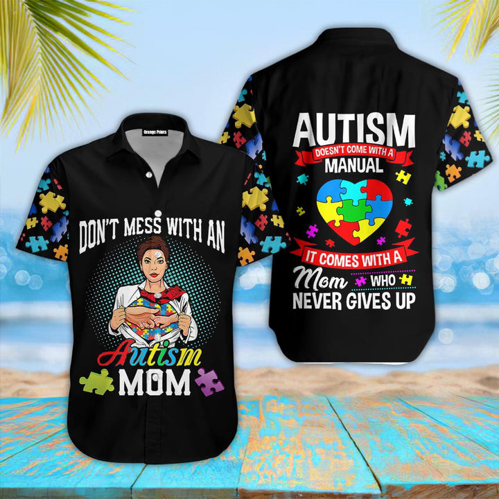 Autism Mom Puzzles Super Hawaiian Shirt | For Men & Women | HW2518-BehighStyle