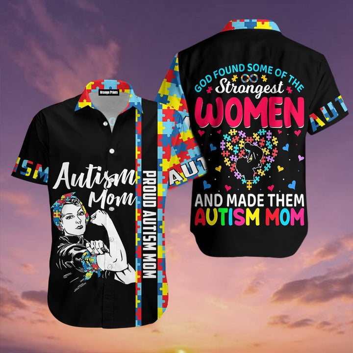 Autism Stronger Mom Hawaiian Shirt | For Men & Women | HW2034-BehighStyle