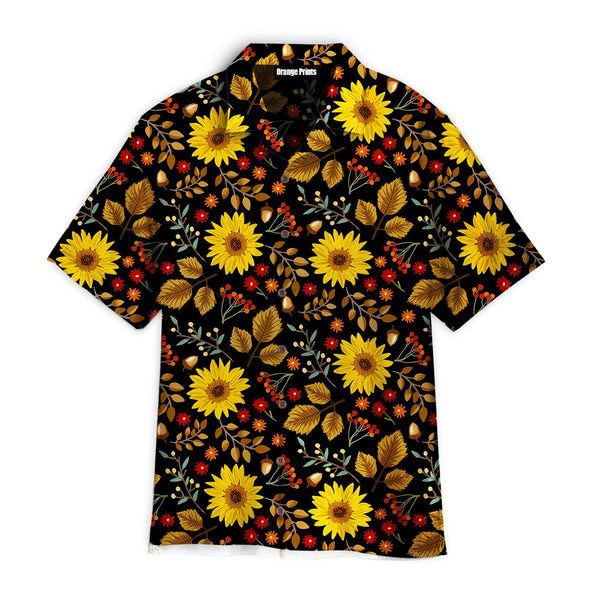 Autumn Sunflowers Thanksgiving Hawaiian Shirt | HW3185