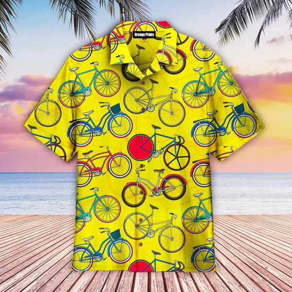 Awesome Bicycle On Summer Hawaiian Shirt | For Men & Women | HW2259-BehighStyle