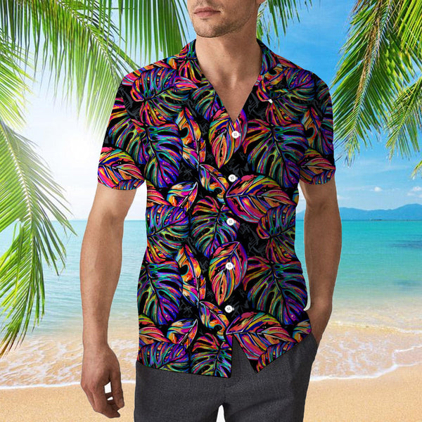 Awesome Multicolor Tropical Seamless Hawaiian Shirt | For Men & Women | HW1978-BehighStyle