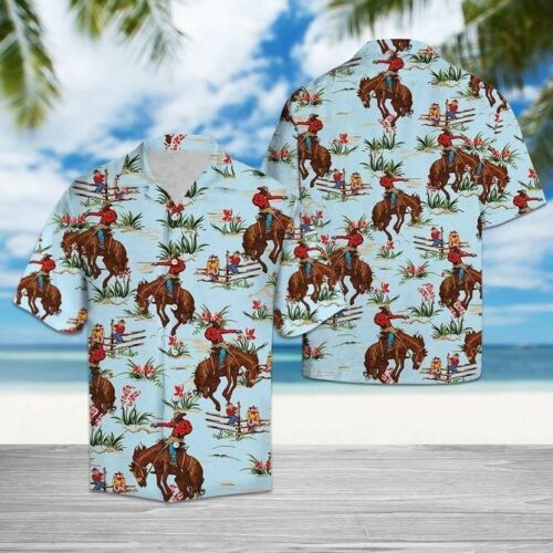 Awesome Western Cowboy Hawaiian Shirt | HW3146