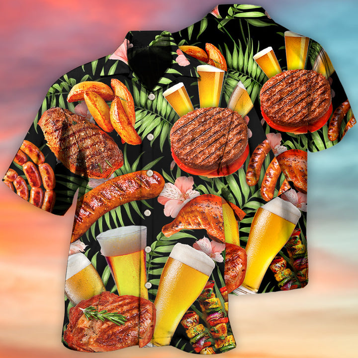 BBQ Beer Style Father’s Day Gifts Hawaiian Shirt | For Men & Women | HW2127-BehighStyle