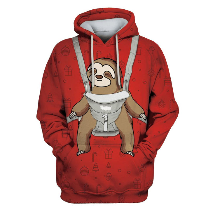 Baby Sloth On Christmas 3D All Over Print | For Men & Women | Adult | HP1900-BehighStyle