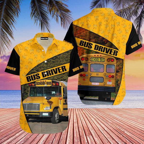 Back To School Bus Driver Hawaiian Shirt | For Men & Women | HW964-BehighStyle