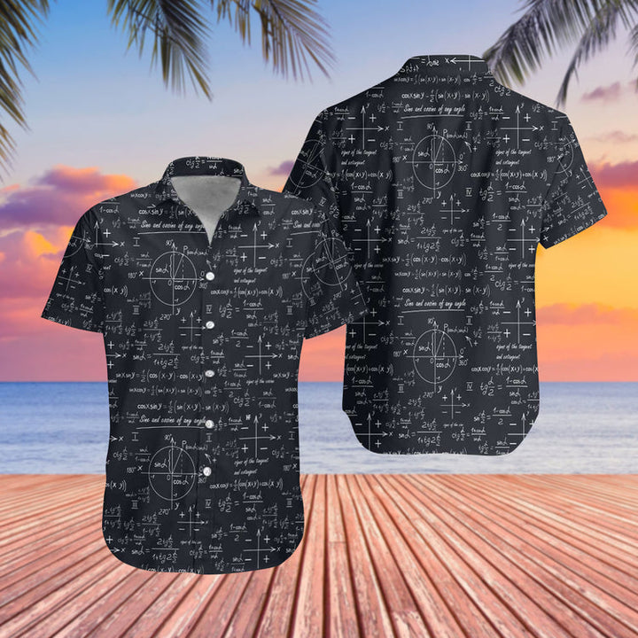 Back To School Math Teacher Pattern Aloha Hawaiian Shirt | For Men & Women | HW726-BehighStyle