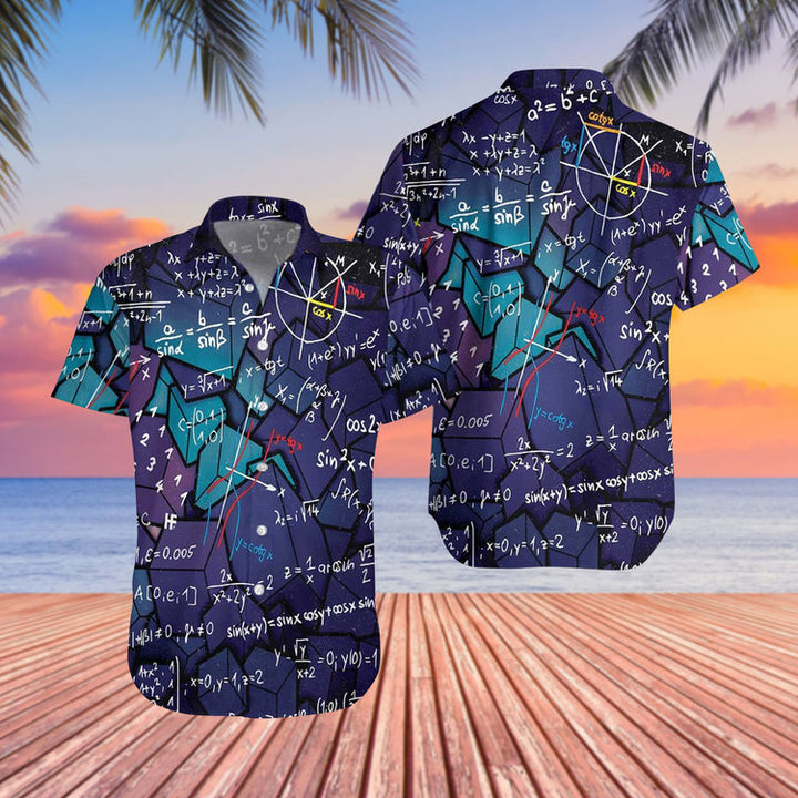 Back To School Math Teacher Pattern Aloha Hawaiian Shirt | For Men & Women | HW730-BehighStyle