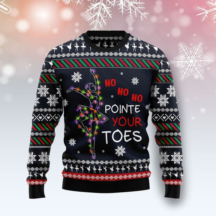 Ballet Pointe Ugly Christmas Sweater | For Men & Women | Adult | US1597-BehighStyle