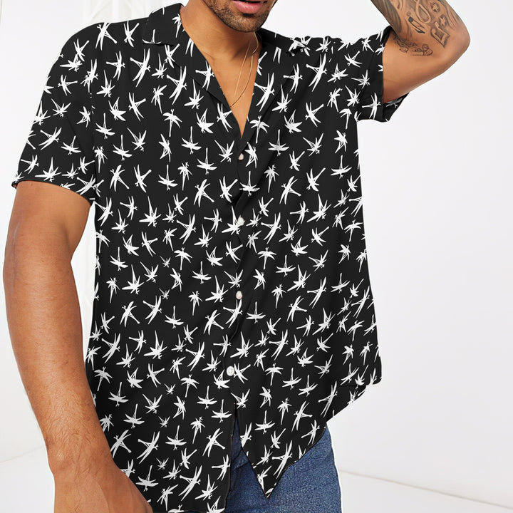 Bamboo Black Hawaiian Shirt | For Men & Women | HW1700-BehighStyle