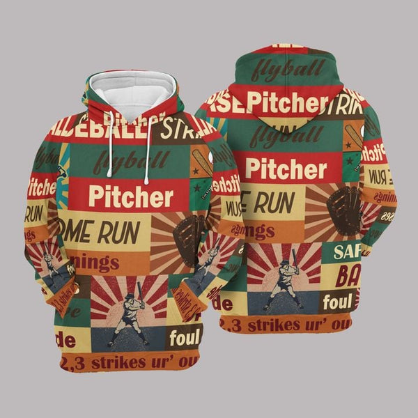 Baseball Pitcher 3D All Over Print | Adult | HP2999