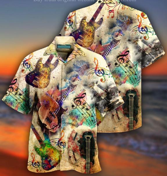 Bass Guitar Hawaiian Shirt | For Men & Women | HW1392-BehighStyle