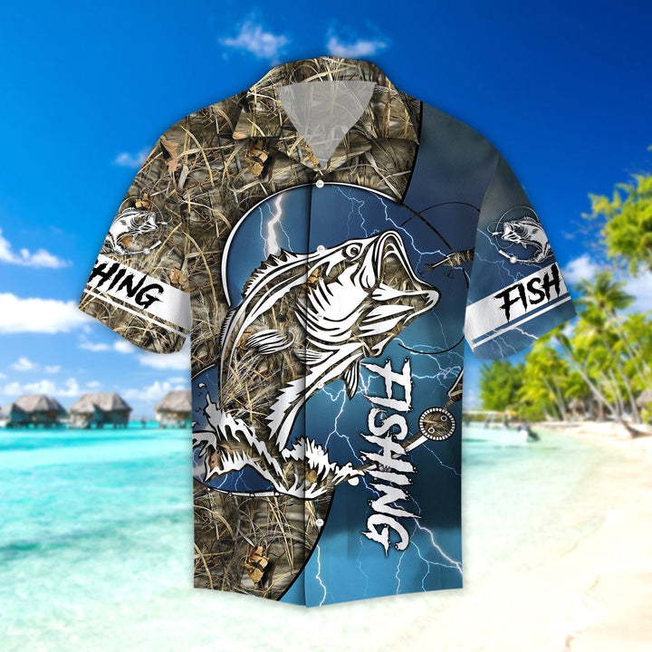 Bass fishing Sport - Blue Hawaiian Shirt | For Men & Women | HW1405-BehighStyle