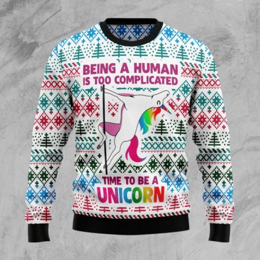 Be A Unicorn Ugly Christmas Sweater | Adult | US2506