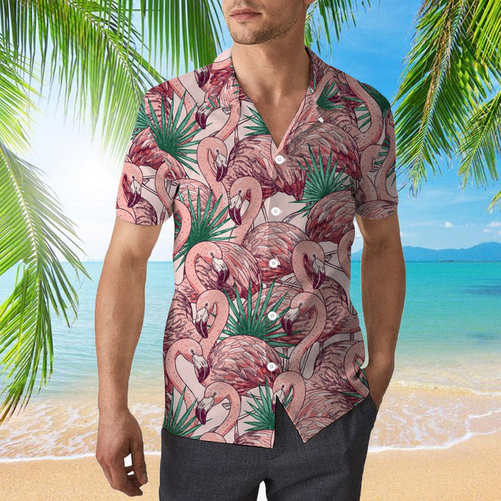 Be Fabulous Like A Flamingo Hawaiian Shirt | For Men & Women | HW1970-BehighStyle