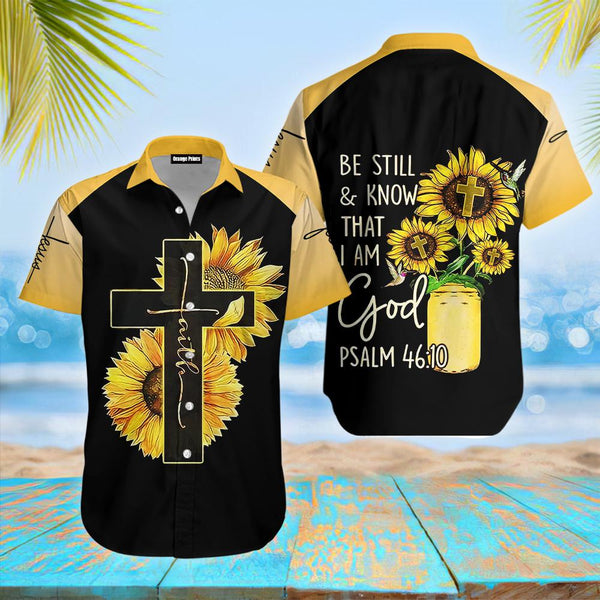 Be Still Know That I Am God Hawaiian Shirt | For Men & Women | HW2437-BehighStyle