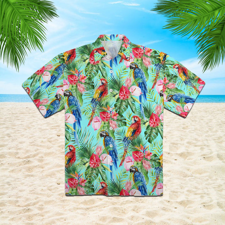 Beach Parrot Hawaiian Shirt | For Men & Women | HW1972-BehighStyle