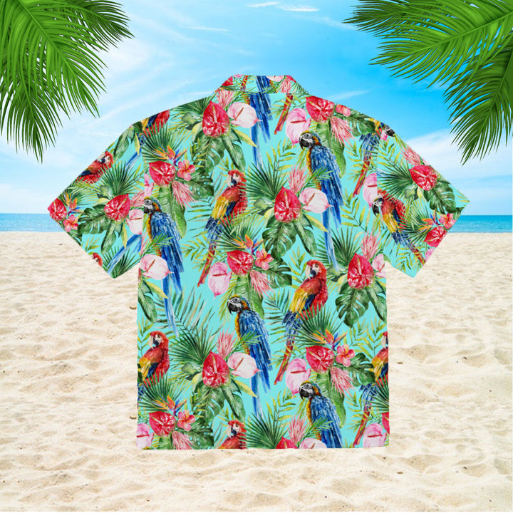 Beach Parrot Hawaiian Shirt | For Men & Women | HW1972-BehighStyle