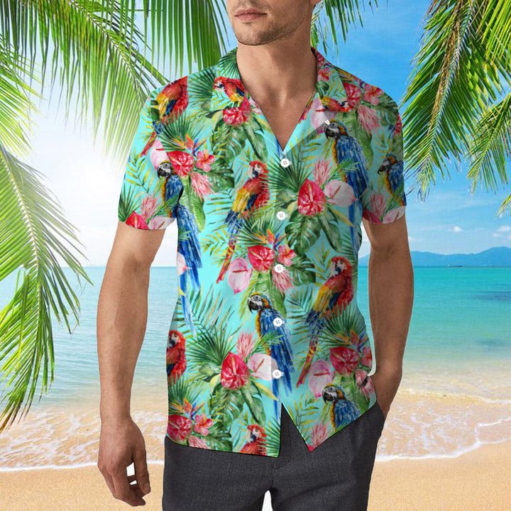 Beach Parrot Hawaiian Shirt | For Men & Women | HW1972-BehighStyle