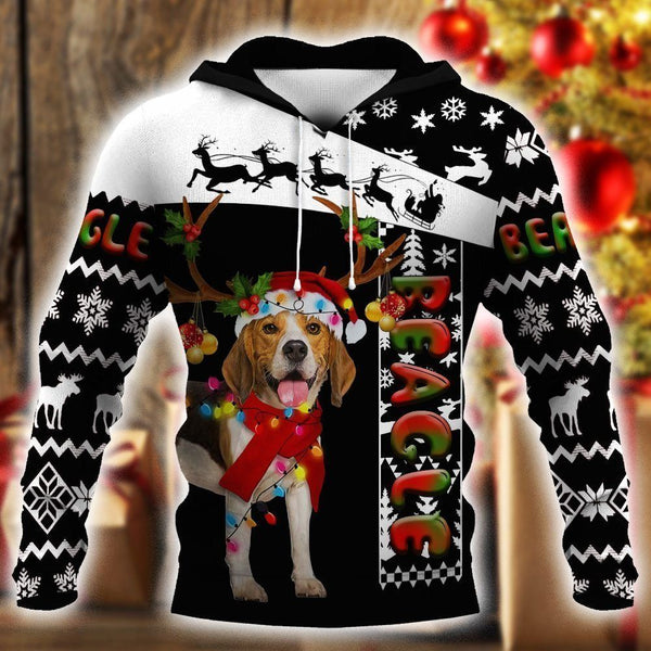 Beagle Christmas 3D All Over Print | For Men & Women | Adult | HP2001-BehighStyle