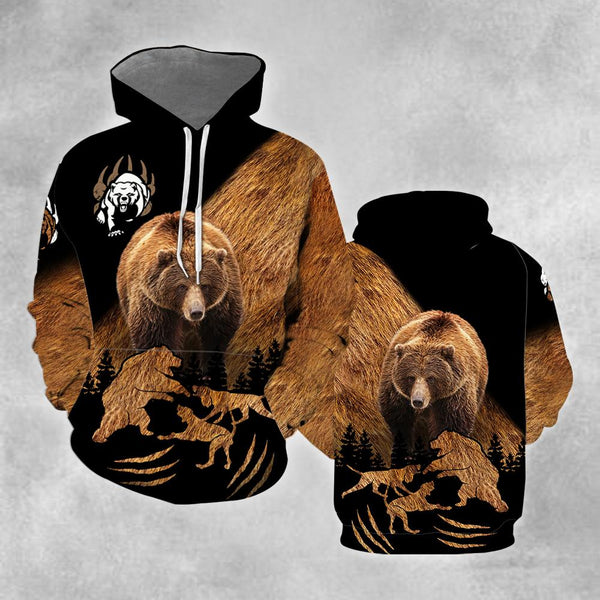 Bear Hunter 3D All Over Print | For Men & Women | Adult | HP1012-BehighStyle