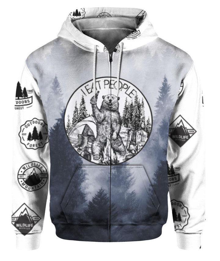 Bear in Forest 3D All Over Print | For Men & Women | Adult | HP1565-BehighStyle