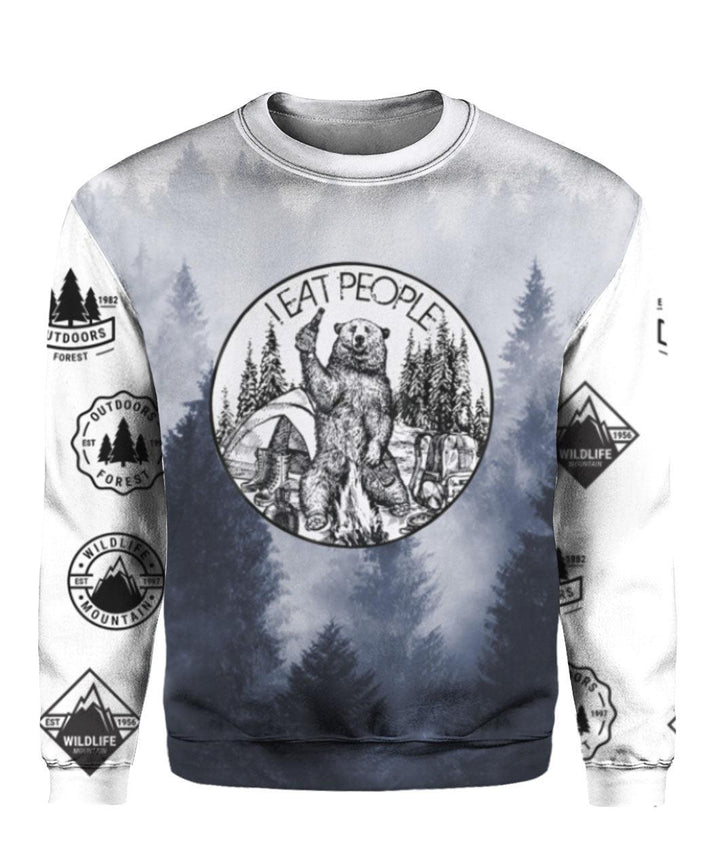 Bear in Forest 3D All Over Print | For Men & Women | Adult | HP1565-BehighStyle