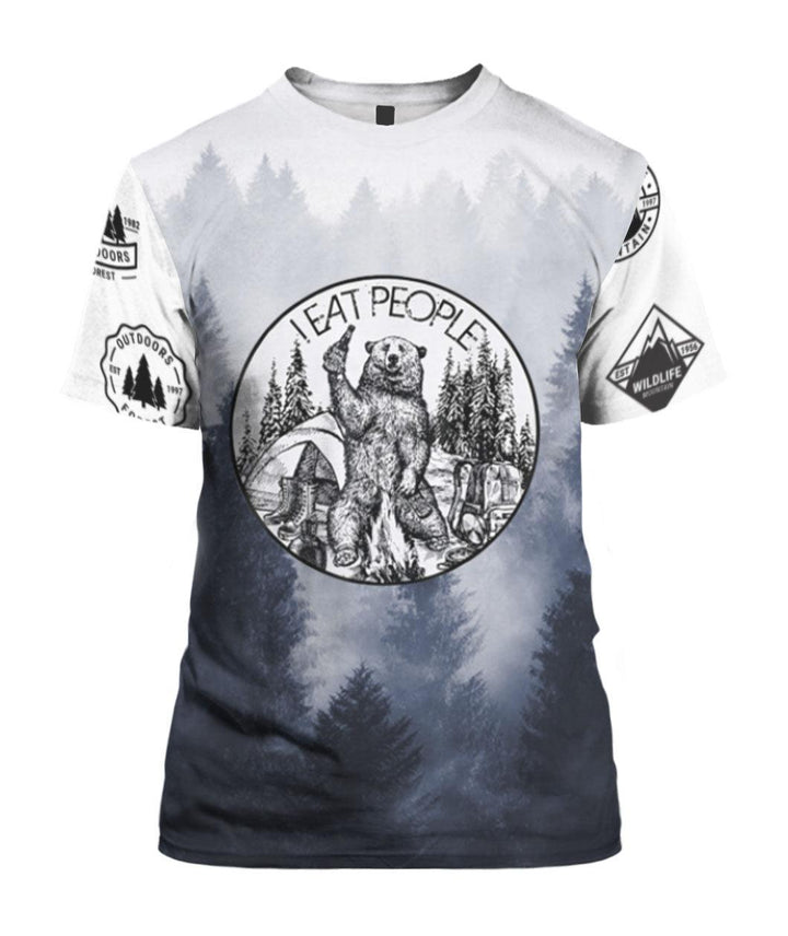 Bear in Forest 3D All Over Print | For Men & Women | Adult | HP1565-BehighStyle