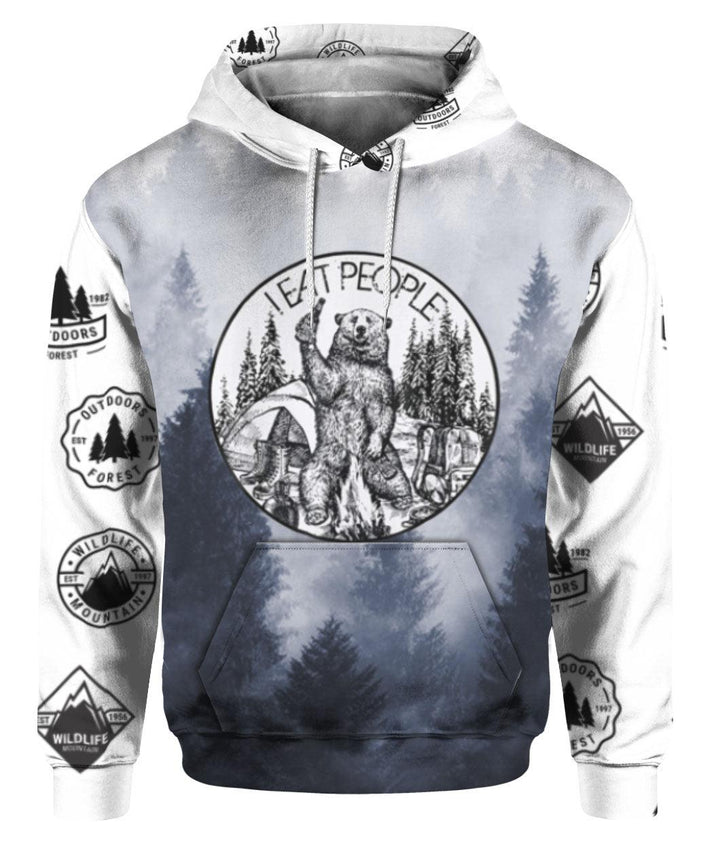 Bear in Forest 3D All Over Print | For Men & Women | Adult | HP1565-BehighStyle