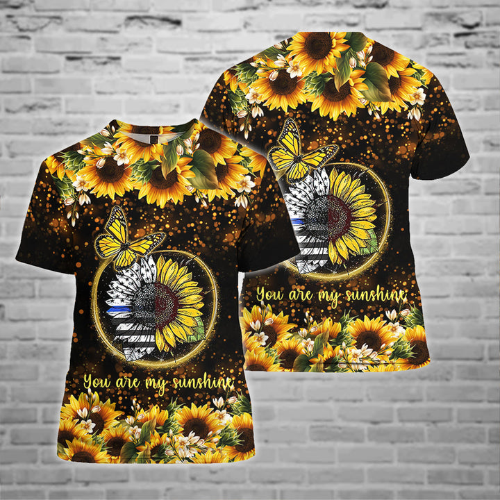 Beautiful Butterfly Sunflower Cool 3D All Over Print | For Men & Women | Adult | HP716-BehighStyle