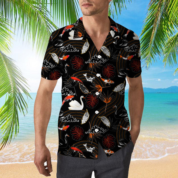 Beautiful Oriental Koi Fish Hawaiian Shirt | For Men & Women | HW1969-BehighStyle