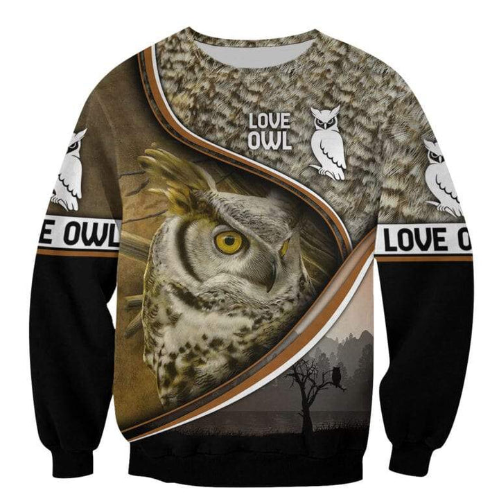 Beautiful Owl 3D All Over Print | For Men & Women | Adult | HP1477-BehighStyle