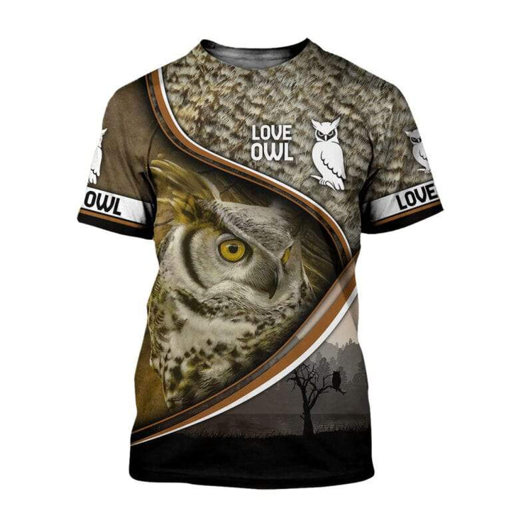 Beautiful Owl 3D All Over Print | For Men & Women | Adult | HP1477-BehighStyle