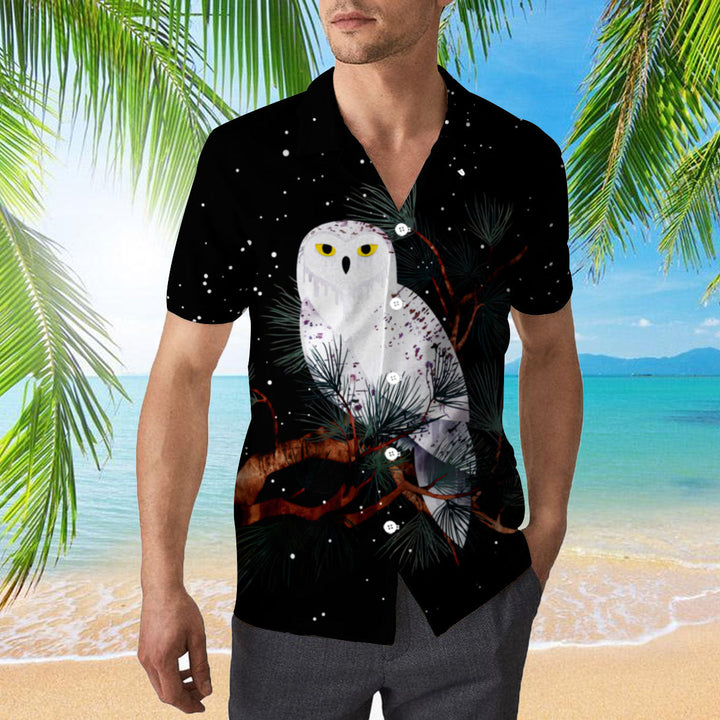 Beautiful Owl Night Hawaiian Shirt | For Men & Women | HW2504-BehighStyle