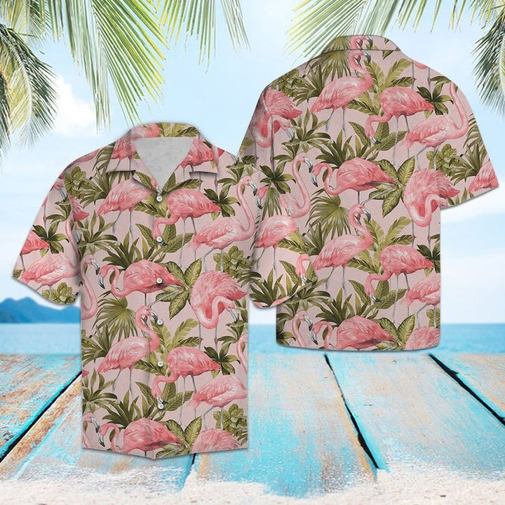 Beautiful Tropical Flamingo Cool Design Aloha Hawaiian Shirt | For Men & Women | HW1098-BehighStyle