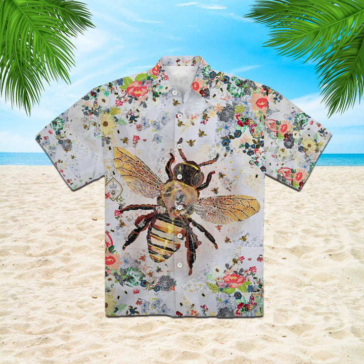 Bee Colorful Hawaiian Shirt | For Men & Women | HW382-BehighStyle
