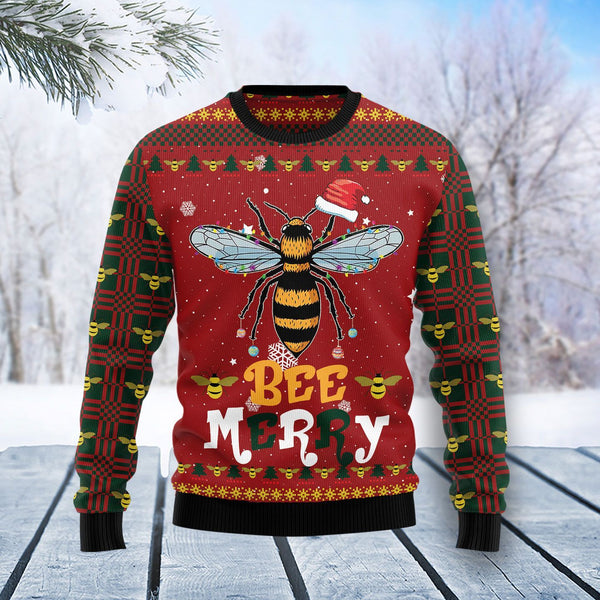 Bee Merry Ugly Christmas Sweater | Adult | US2131