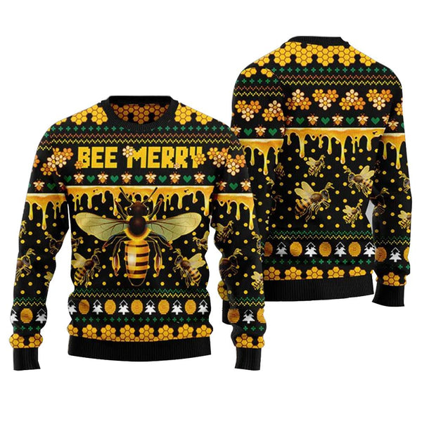 Bee Merry Ugly Christmas Sweater | Adult | US2205