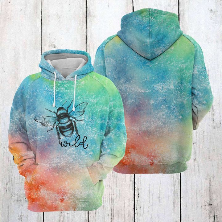 Bee Wild Tie Dye 3D All Over Print | For Men & Women | Adult | HP827-BehighStyle