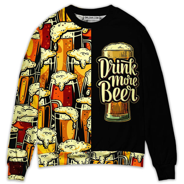 Beer Favorite Drink More Beer Ugly Christmas Sweater | Adult | US2268