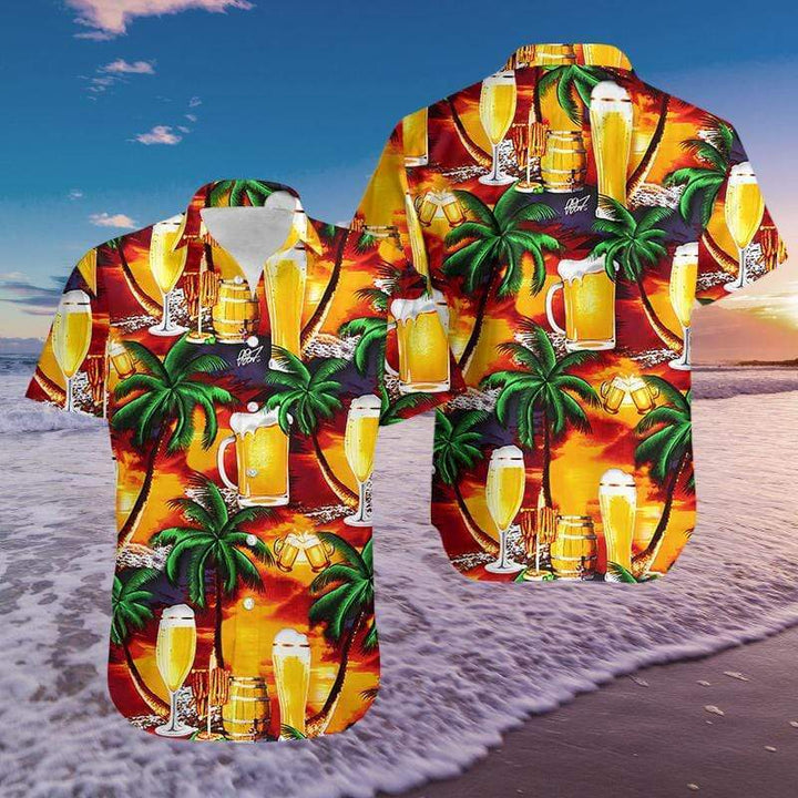 Beer In Paradise Unisex Hawaiian Shirt | For Men & Women | HW253-BehighStyle