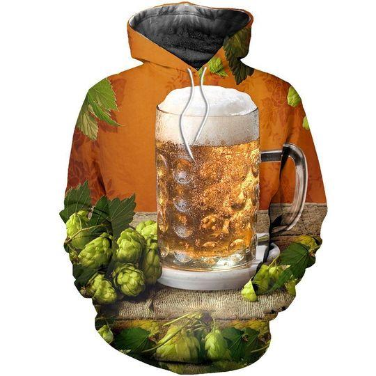 Beer Orange 3D All Over Print | For Men & Women | Adult | HP1302-BehighStyle